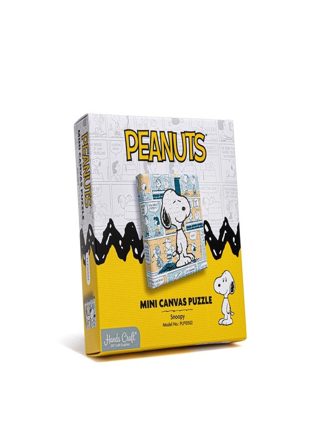 Hands Craft Peanuts Snoopy Jigsaw Puzzle - Mini Collectible Puzzle for Beginners & Adults Featuring Classic Peanuts Comic Strip Artwork in a Fun Canvas Design - Cute, Giftable Merch - 56 Pieces - Image 4